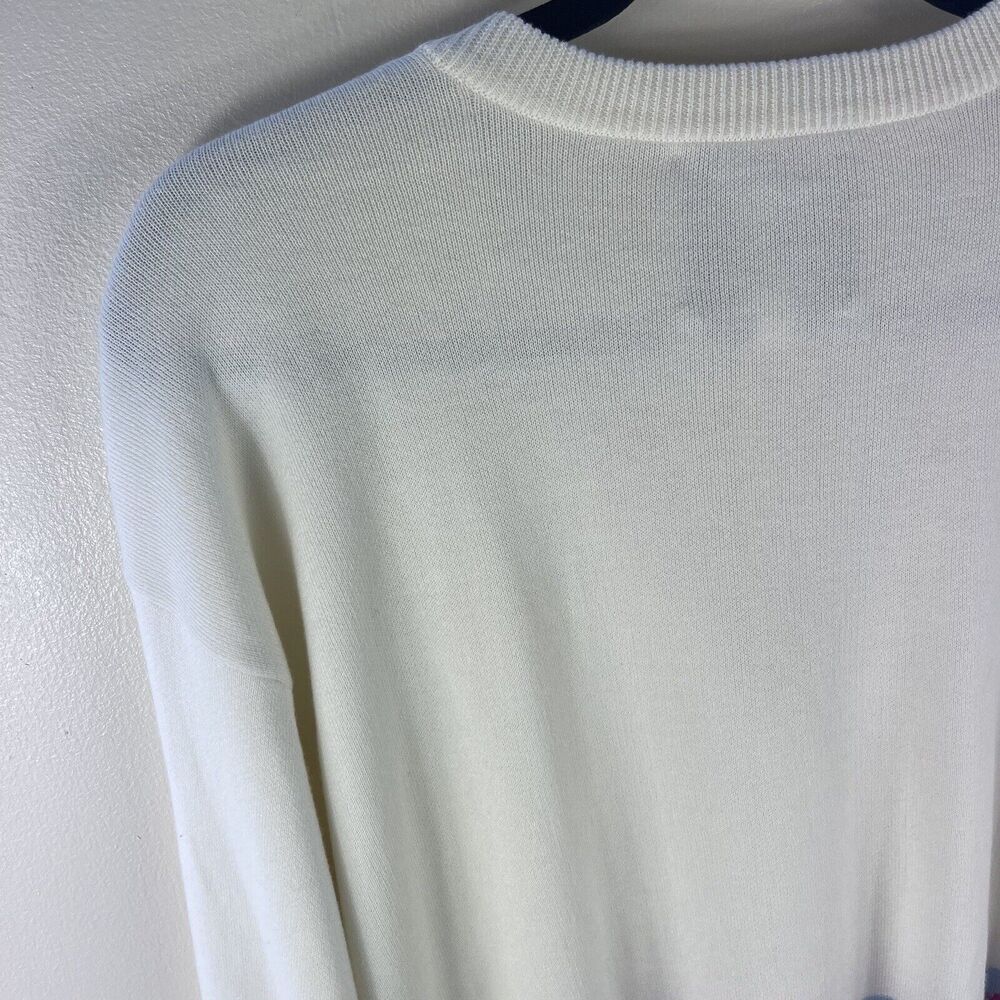 Kerri‎ Rosenthal Liv Cardi Love Actually Sweater Cardigan Oatmilk Women Size L - Picture 13 of 16